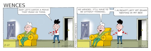 Cartoon: Wences Comic Strip (medium) by Cartoonarcadio tagged wences,comic,strip,humor