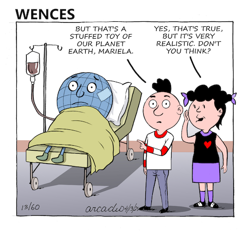 Cartoon: The adventures of Wences (medium) by Cartoonarcadio tagged comic,wences,humor