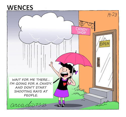 Cartoon: Wences Comic Strip (medium) by Cartoonarcadio tagged wences,comic,humor