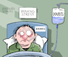 Cartoon: Banking Stress (small) by Cartoonarcadio tagged economy banks money finances crisis