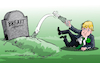 Cartoon: BORIS J. AND THE DEATH OF BREXIT (small) by Cartoonarcadio tagged boris johnson england