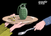 Cartoon: Budget for war not for food. (small) by Cartoonarcadio tagged weapons food poverty third world