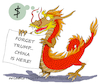 Cartoon: China vs Trump. (small) by Cartoonarcadio tagged china trump business trade economy
