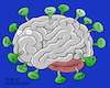 Cartoon: Coronavirus in mind. (small) by Cartoonarcadio tagged coronavirus health people mind world