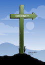 Cartoon: Ecclesiastical decency. (small) by Cartoonarcadio tagged catholic church priest pedophily sexual abuse