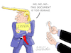 Cartoon: EPSTEIN CASE - A VERY HOT FILE. (small) by Cartoonarcadio tagged epstein,courts,trump,america