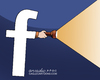 Cartoon: Facebook is like a lantern. (small) by Cartoonarcadio tagged lantern facebook light social internet