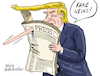Cartoon: Fake News or... (small) by Cartoonarcadio tagged trump washington white house