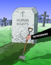 Cartoon: Humans Rights reality. (small) by Cartoonarcadio tagged human,rights,world,dictatorships,society