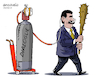 Cartoon: Oxygen to Maduro. (small) by Cartoonarcadio tagged venezuela,dictator,latin,america,maduro