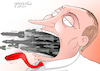 Cartoon: Putin-the man of war. (small) by Cartoonarcadio tagged putin,war,ukraine,europe