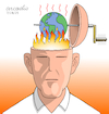 Cartoon: THE AGGRESSION OF OUR PLANET IS (small) by Cartoonarcadio tagged planet