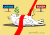 Cartoon: The red line. (small) by Cartoonarcadio tagged peace world putin nato europe