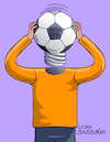 Cartoon: The World Cup starts. (small) by Cartoonarcadio tagged football,soccer,russia,national,teams,sport,celebration