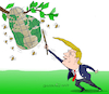 Cartoon: Trump the naughty. (small) by Cartoonarcadio tagged trump,world,syria,russia,iran,north,korea,putin