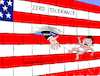 Cartoon: Zero Tolerance. (small) by Cartoonarcadio tagged immigrants,chilhood,us,politics,trump