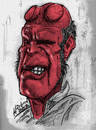 Cartoon: Hellboy (small) by Harbord tagged ron,perlman,hellboy,caricature