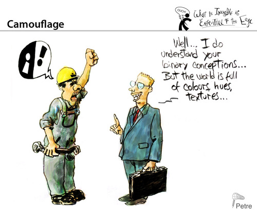 Cartoon: Camouflage (medium) by PETRE tagged politics,correction,education,speechs