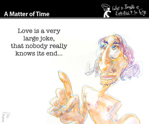 Cartoon: Matter of Time (medium) by PETRE tagged love,joke,life,end