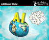 Cartoon: A DIFFERENT WORLD (small) by PETRE tagged artificialintelligence,künstlicheintelligenz,world,welt
