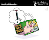 Cartoon: Artificial Mambo (small) by PETRE tagged sexdoll wünsche träume wishes dreams