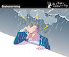 Cartoon: Brain Storming (small) by PETRE tagged argentina president macri crisis