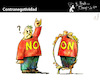 Cartoon: Counter Negativity (small) by PETRE tagged negativity,positivity,mirror,reflex