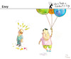 Cartoon: Envy (small) by PETRE tagged people feelings passions