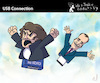 Cartoon: USB Connection (small) by PETRE tagged argentina,usb,milei,corruption