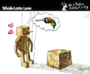 Cartoon: Whole Lotta Love (small) by PETRE tagged love wood wish lust
