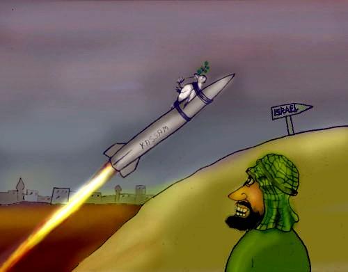 Cartoon: Hamas Peacepropousal (medium) by Hezz tagged fred