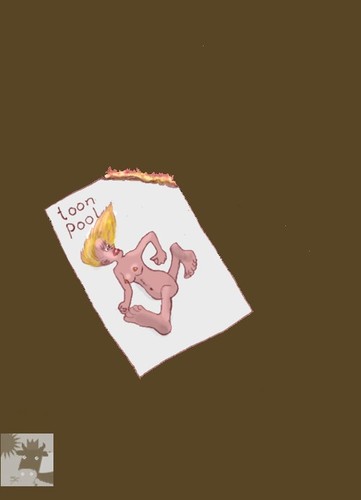 Cartoon: Toon Pool (medium) by Hezz tagged fire