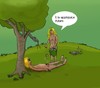 Cartoon: Eden (small) by Hezz tagged snake paradise