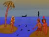 Cartoon: Islanders (small) by Hezz tagged to,islands