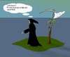 Cartoon: On the Island (small) by Hezz tagged desert,island