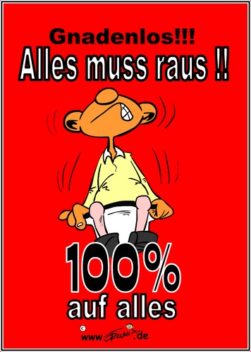 Cartoon: Alles muss raus (medium) by Trumix tagged trummix,rabat,markt,media,blöd,ich,bin,ausverkauf,angebot,aktion