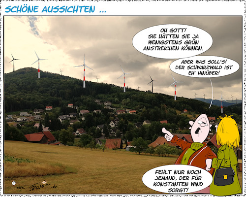 Endlich Wind im Sueden ...