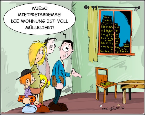 Cartoon: Mietpreisbremse (medium) by Trumix tagged mietpreisbremse,immobiliehaus,mieterwirkung,wirtschaft,mietpreise,mietwohnung,wucher,investor,umgehung,trick,gewinn,maximierung,mietpreisbremse