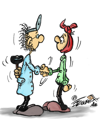 Cartoon: Neulich beim Zahnarzt (medium) by Trumix tagged zahnarzt,praxis,zuzahlung,kassenpatient,trummix