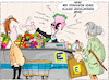 Cartoon: EDEKA Kampagne (small) by Trumix tagged edeka,partei,blau,anzeige,kampagne