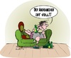 Cartoon: Einfach mal entspannen (small) by Trumix tagged entspannen,faulheit,macho,rauchen,raucher,trummix,trägheit