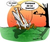 Cartoon: Steuersenkung (small) by Trumix tagged steuersenkung,fdp,bruchlandung,rössler,geschenk,entlastung,merkel,angie