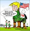 Cartoon: TTIP (small) by Trumix tagged ttip,freihandelszone,trump,trojaner,chlorhaenchen