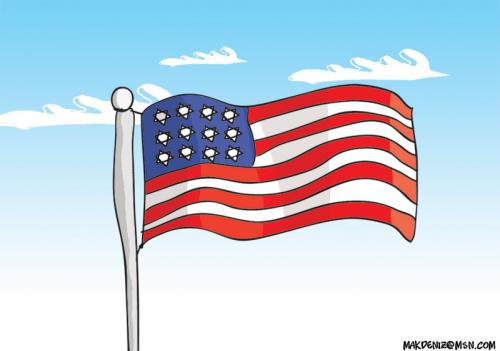 Cartoon: Israel of America (medium) by makdeniz tagged israel,america,war,palestinan