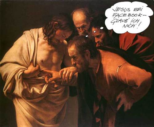 Cartoon: facebook ostern (medium) by NIL auslaender tagged facebook,ostern,christus,jesus