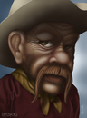 Cartoon: Roughest Toughest Hombre (small) by RyanNore tagged portrait,cartoon,character,photoshop
