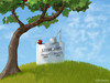 Cartoon: Tribute to Steve Jobs - RIP (small) by RyanNore tagged apple,digital,painting,photoshop,pixar,steve,jobs