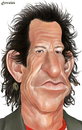 Cartoon: Keith Richards (small) by penava tagged keith,richards,karikatur,caricature,rolling,stones,guitar,player,musician,musiker,rock,music
