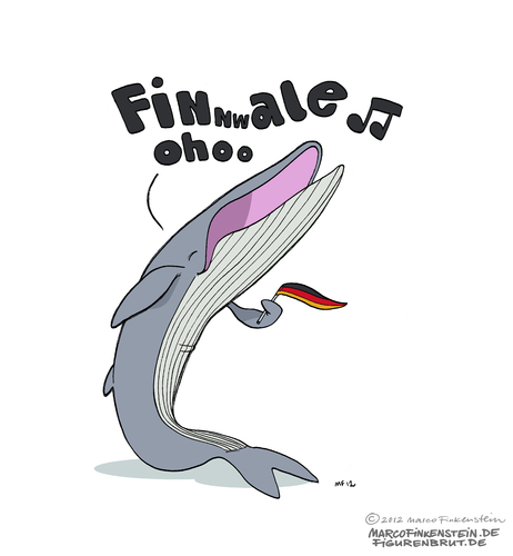 Cartoon: Finnnnaaaaleeee! (medium) by MarcoFinkenstein tagged wal,em,finnwale,finale