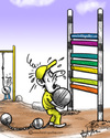 Cartoon: Cricket (small) by crowpoint tagged sreeshanth,cricket,bcci,fixing,spot,india,kerla,ipl,cl,champions,league
